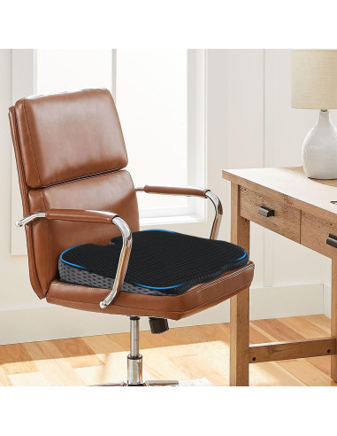 Cojín de Asiento Ergonómico Hapiclody para Coche Negro