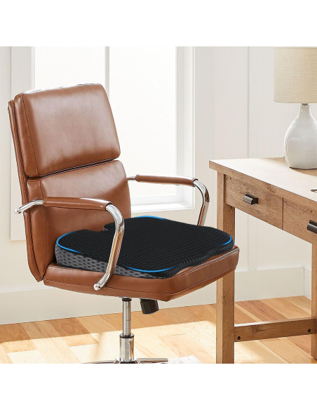 Cojín de Asiento Ergonómico Hapiclody para Coche Negro