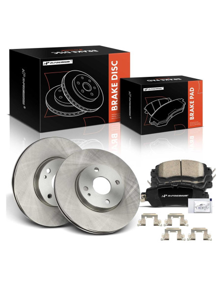 Discos de Freno Ventilados A-Premium + Pastillas Cerámicas