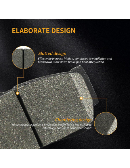 Juego de Pastillas de Freno Cerámicas ACB ZONE para Lexus y Toyota