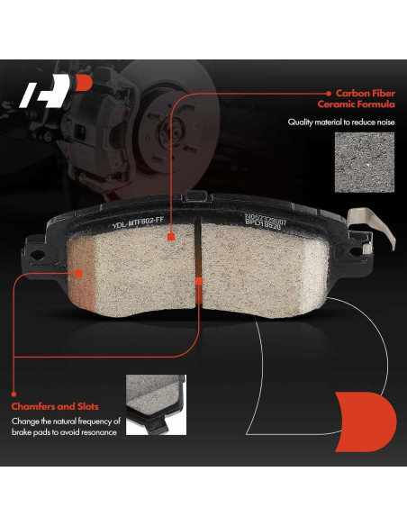 Discos de Freno Ventilados A-Premium + Pastillas Cerámicas