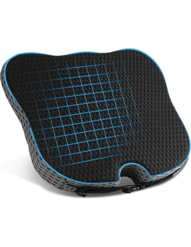 Cojín de Asiento Ergonómico Hapiclody para Coche Negro