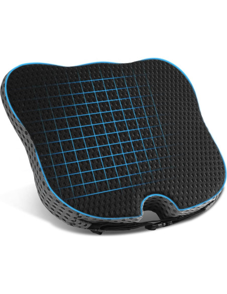 Cojín de Asiento Ergonómico Hapiclody para Coche Negro