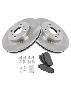 Kit Pastillas y Rotor de Freno Cerámico AM Autoparts 2013-2019