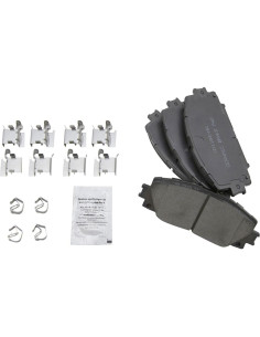 Kit Pastillas y Rotor de Freno Cerámico AM Autoparts 2013-2019 2