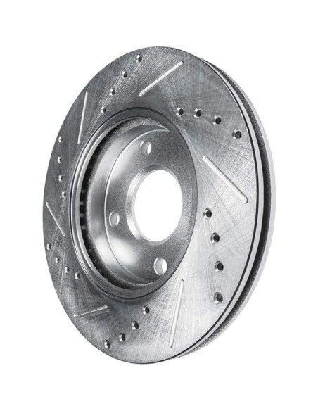 Discos de freno delanteros Detroit Axle para Toyota Yaris 25,8 cm