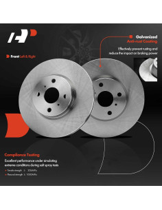 Disco de Freno Ventilado A-Premium 275mm para Toyota Yaris 2012-2018 2