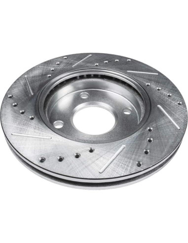 Discos de freno delanteros Detroit Axle para Toyota Yaris 25,8 cm