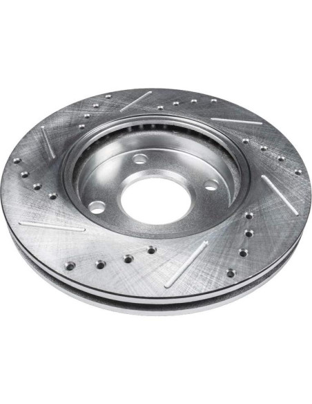 Discos de freno delanteros Detroit Axle para Toyota Yaris 25,8 cm