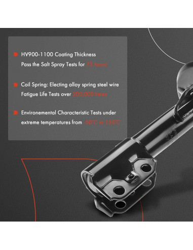 Amortiguadores Frontal A-Premium para Toyota Yaris Prius C