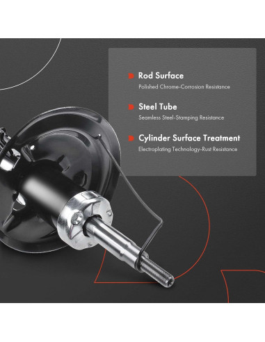 Amortiguadores Frontal A-Premium para Toyota Yaris Prius C