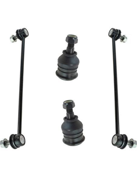 Kit de Suspensión Delantera TRQ 4 Piezas para Toyota Yaris 2007-2008
