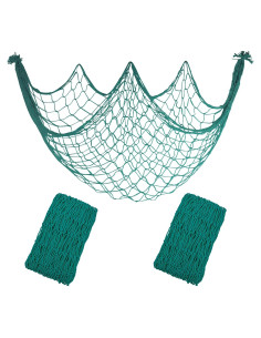 Paquete de 2 Redes de Pesca Decorativas Aqua 203x102 cm