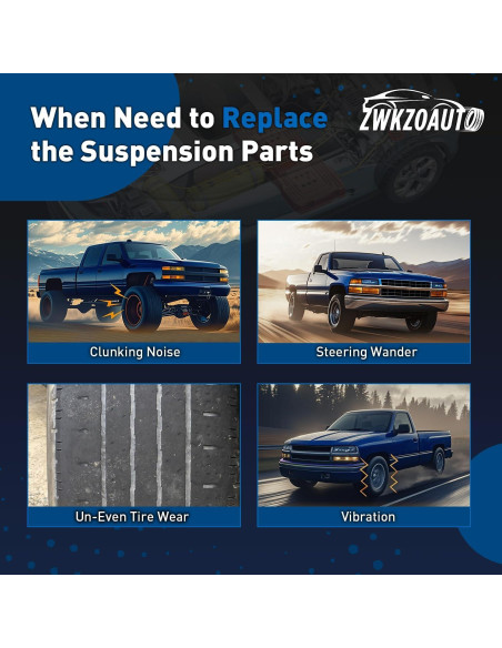 Articulación de Bola Inferior Delantera ZWKZOAUTO para Toyota