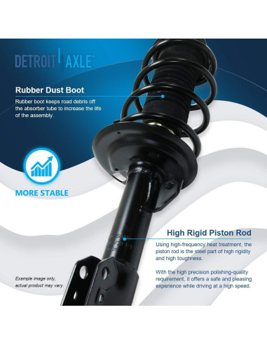 Amortiguadores y barras estabilizadoras Detroit Axle Toyota Yaris 2006-2012