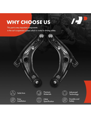 Brazo de Control Inferior A-Premium para Toyota y Scion