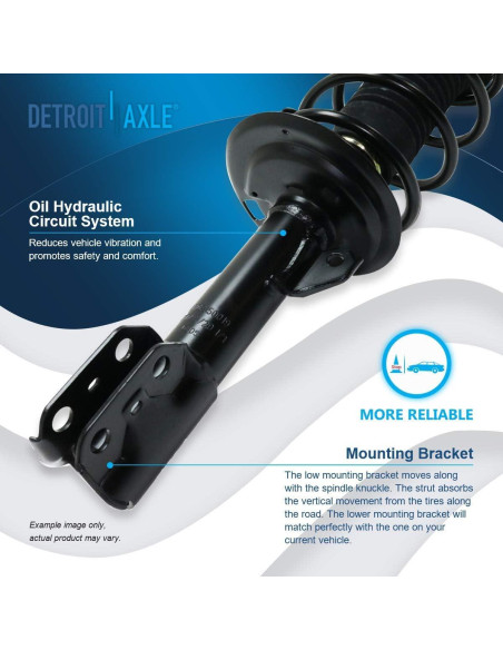 Amortiguadores y barras estabilizadoras Detroit Axle Toyota Yaris 2006-2012