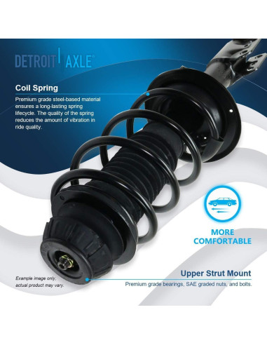 Amortiguador y Resorte Coil Detroit Axle Toyota Yaris 2006-2012