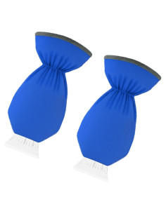 Raspador de Hielo con Guantes Zisqerts Azul - 2 Piezas