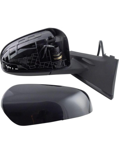 Espejo Calentado HUZOK Negro Manual para Toyota Yaris 15-18