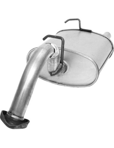 Silenciador y Tubería Acero Aluminizado Sinergia Toyota Yaris 07-17