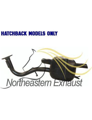 Escape Northeastern Acero Inoxidable Toyota Yaris 1.5L 2006-2015
