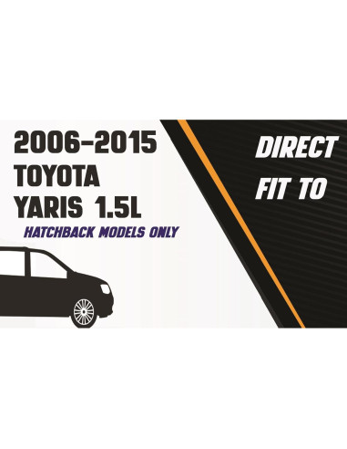 Escape Northeastern Acero Inoxidable Toyota Yaris 1.5L 2006-2015
