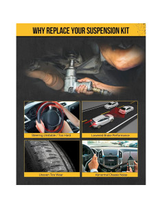 Brazo de Control Inferior KAC para Toyota Corolla 2003-2008 2