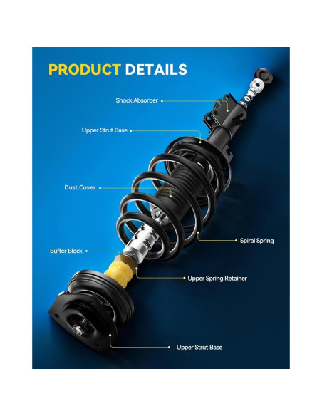 Amortiguadores Traseros PHILTOP para Toyota Corolla 2009-2013