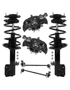 Kit 6 Piezas Muñones Dirección + Amortiguadores Toyota Corolla