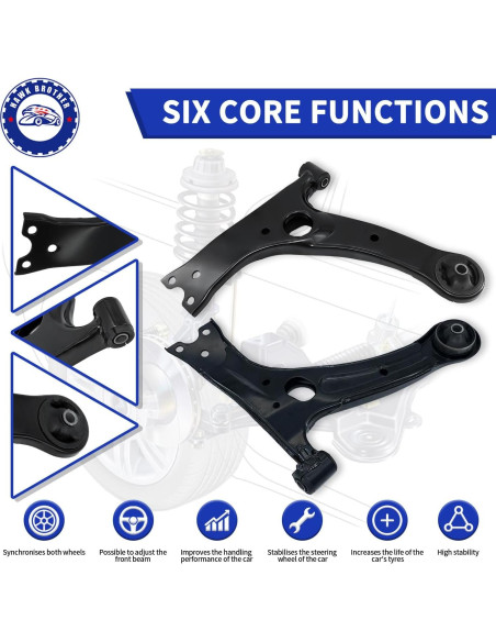 Brazo de Control Delantero HAWK BROTHER para Toyota Corolla 2003-2008