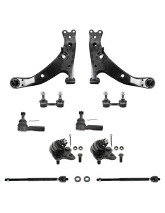 Kit de Dirección y Suspensión TRQ 10 Piezas para Toyota Corolla y Chevrolet Prizm