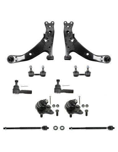 Kit de Dirección y Suspensión TRQ 10 Piezas para Toyota Corolla y Chevrolet Prizm