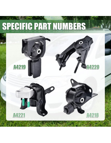 Kits de Montaje Motor y Transmisión Lochnchn Corolla 1.8L