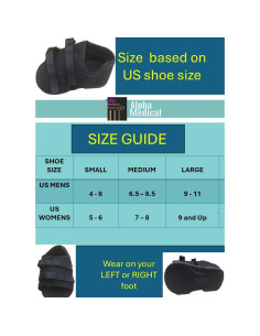 Zapato Quirúrgico Post-Operativo Alpha Medical - Hombre Pequeño 2
