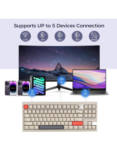 Teclado Mecánico Programable VIA EPOMAKER CIDOO V87 81 Teclas 2