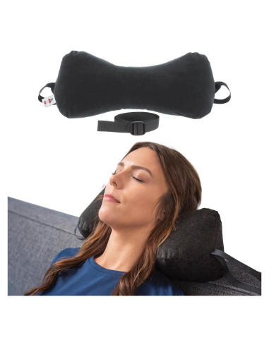 Almohada Quiropráctica en Forma de Hueso Productos Básicos - Soporte Ajustable para Viaje y Casa, 38.1 cm