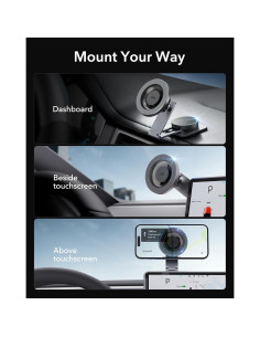 Soporte para coche ESR para Tesla, magnético, 130g, gris 2