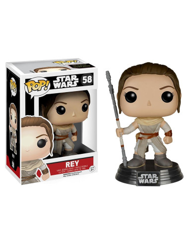 Figura Pop! Rey Star Wars Episodio 7 Funko 9.5 cm