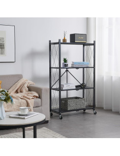 Estanterías Metálicas BRIAN & DANY 4 Niveles Plegables 2 Pcs 2