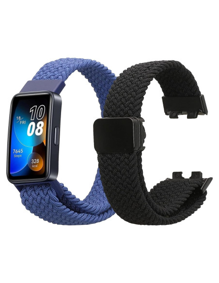 Correa de Reloj Inteligente KWmobile Nylon 2x para Huawei Band 10/9/8
