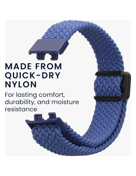 Correa de Reloj Inteligente KWmobile Nylon 2x para Huawei Band 10/9/8
