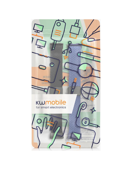 Correa de Reloj Inteligente KWmobile Nylon 2x para Huawei Band 10/9/8