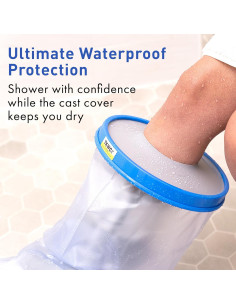 Cubierta de Yeso Impermeable TKWC Extra Ancho XL para Ducha 2