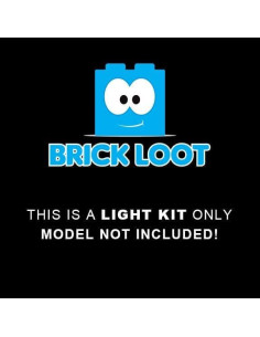 Kit de Luz LED Brick Loot para Casco Dark Trooper LEGO 75343 2