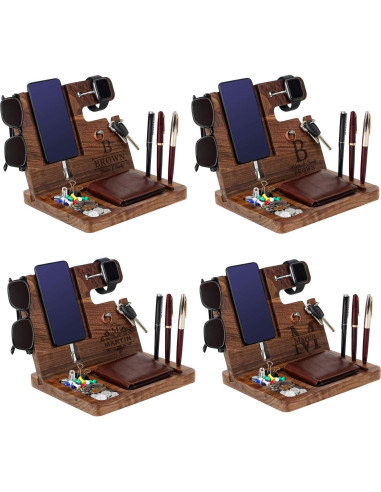 Estación de Acoplamiento de Madera Awofer para Hombres