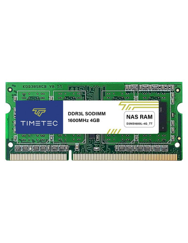 Memoria RAM Timetec 4GB DDR3L 1600MHz para Synology NAS