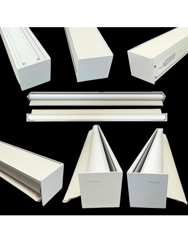 Persianas Enrollables Motorizadas HILADUO 50.8-266.7 cm Filtrado Luz