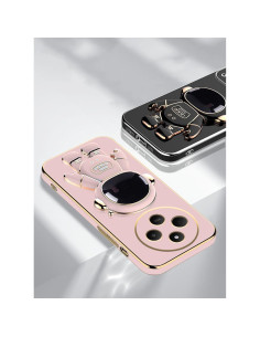 Funda de Silicona para Vivo X200 con Soporte Oculto - Negro 2