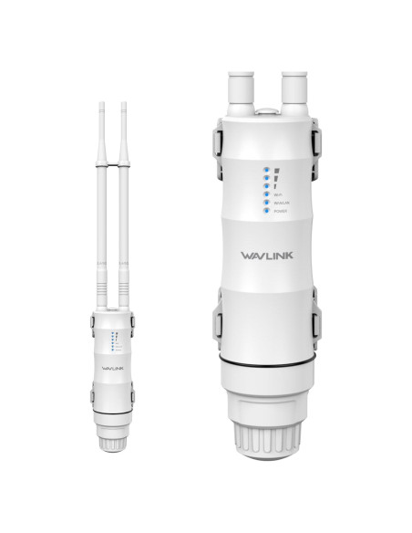 Extensor WiFi Exterior WAVLINK AC1200 Doble Banda IP67